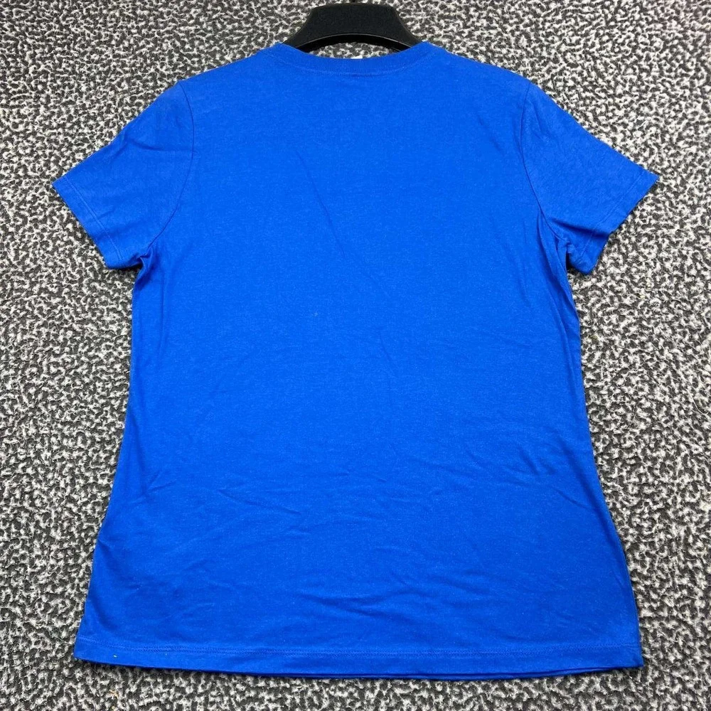 Nike Jordan Florida Gators Shirt Women Medium Blue Short Sleeve Cotton New M